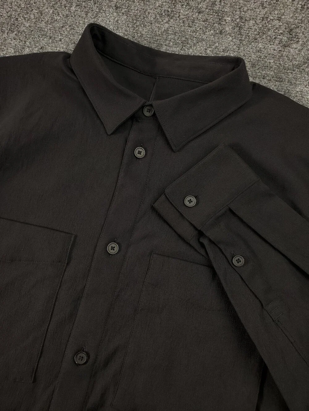 Lululemon Relaxed Fit Button Up Shirt Mens XL Sweat Wicking Performance Stretch